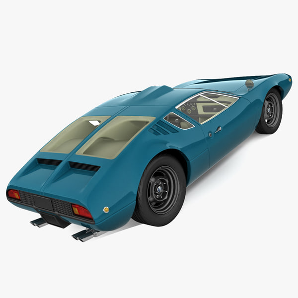 3d model tomaso mangusta - De Tomaso Mangusta by 3d_molier