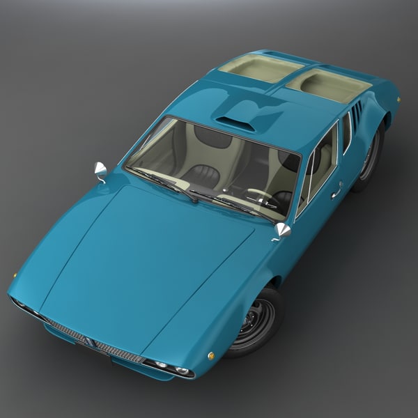 3d model tomaso mangusta - De Tomaso Mangusta by 3d_molier