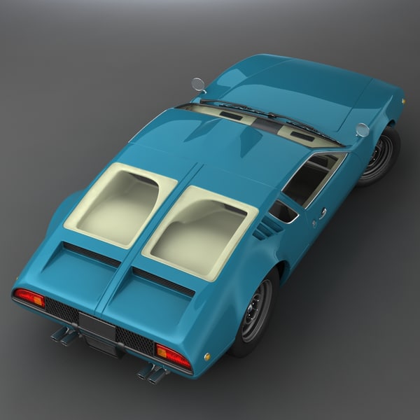 3d model tomaso mangusta - De Tomaso Mangusta by 3d_molier