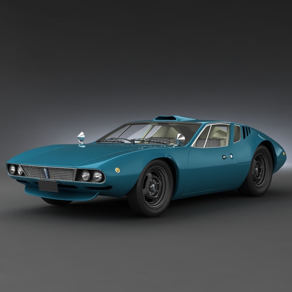 3d model tomaso mangusta - De Tomaso Mangusta by 3d_molier