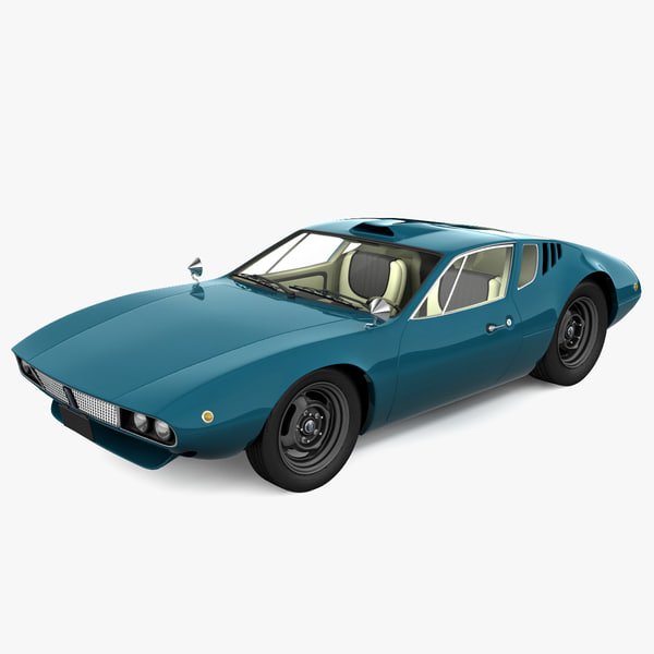 3d model tomaso mangusta - De Tomaso Mangusta by 3d_molier