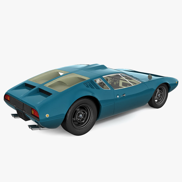 3d model tomaso mangusta - De Tomaso Mangusta by 3d_molier