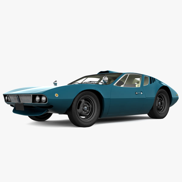3d model tomaso mangusta - De Tomaso Mangusta by 3d_molier