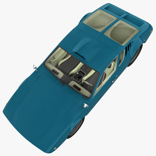 3d model tomaso mangusta - De Tomaso Mangusta by 3d_molier