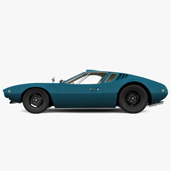 3d model tomaso mangusta - De Tomaso Mangusta by 3d_molier
