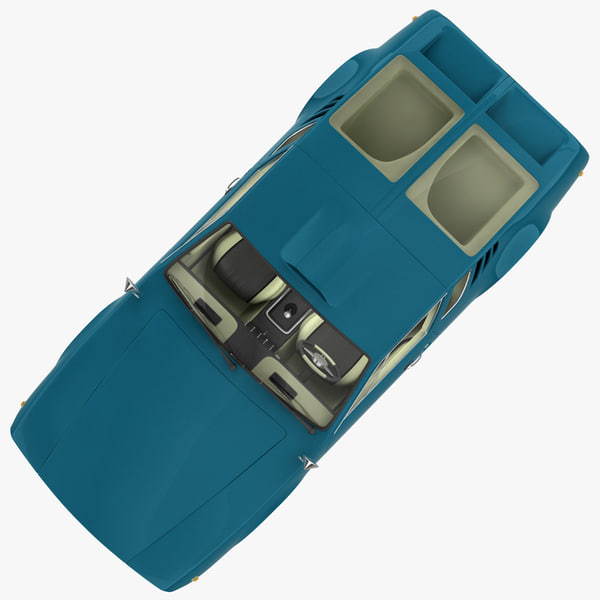 3d model tomaso mangusta - De Tomaso Mangusta by 3d_molier
