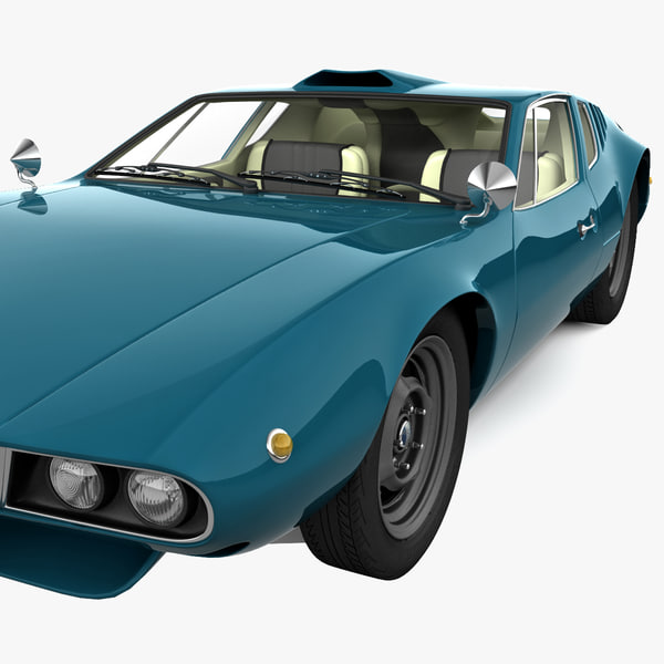 3d model tomaso mangusta - De Tomaso Mangusta by 3d_molier