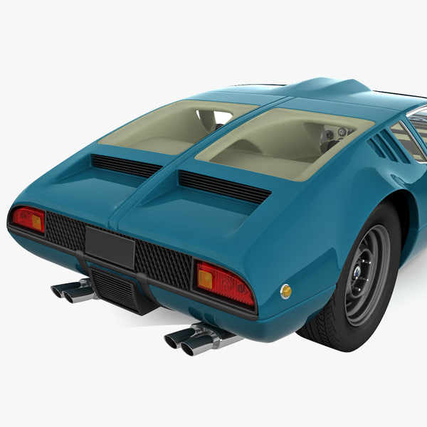 3d model tomaso mangusta - De Tomaso Mangusta by 3d_molier