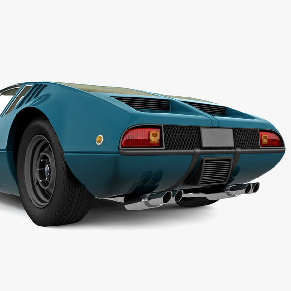 3d model tomaso mangusta - De Tomaso Mangusta by 3d_molier