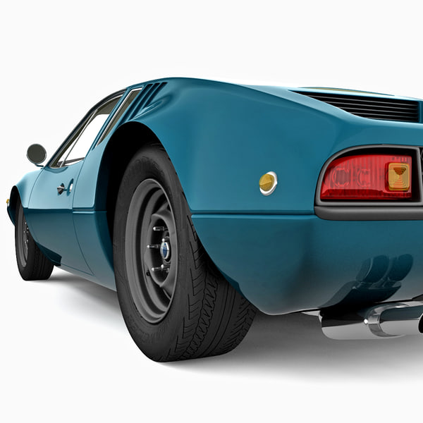 3d model tomaso mangusta - De Tomaso Mangusta by 3d_molier