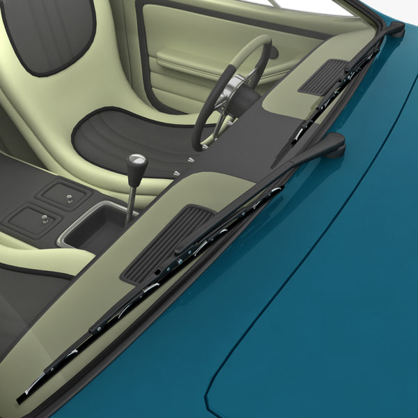 3d model tomaso mangusta - De Tomaso Mangusta by 3d_molier