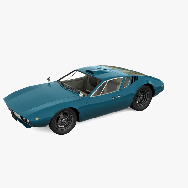 3d model tomaso mangusta - De Tomaso Mangusta by 3d_molier