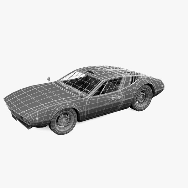 3d model tomaso mangusta - De Tomaso Mangusta by 3d_molier