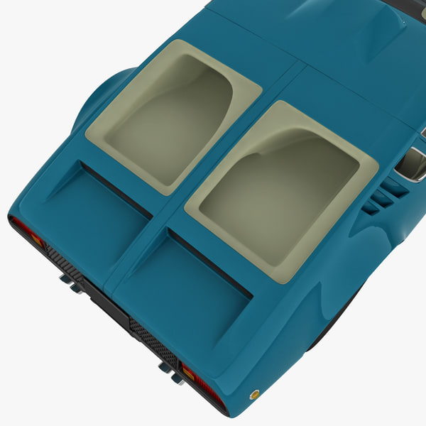 3d model tomaso mangusta - De Tomaso Mangusta by 3d_molier
