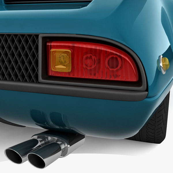 3d model tomaso mangusta - De Tomaso Mangusta by 3d_molier