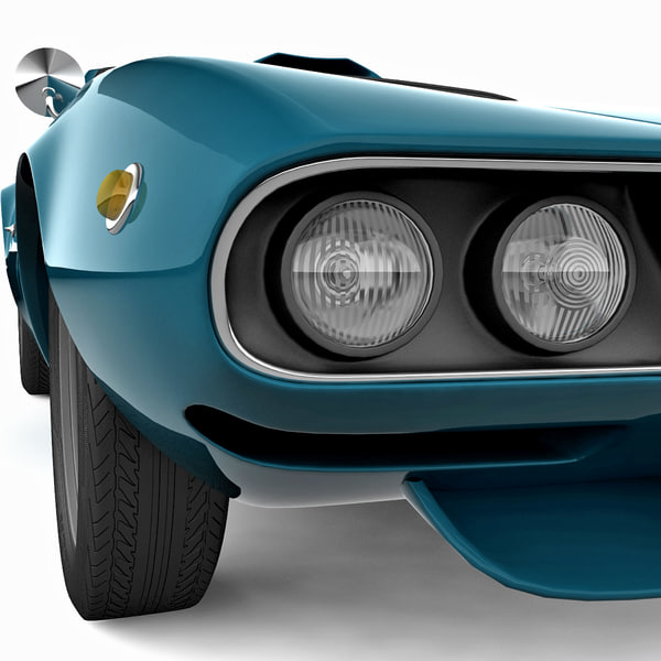 3d model tomaso mangusta - De Tomaso Mangusta by 3d_molier