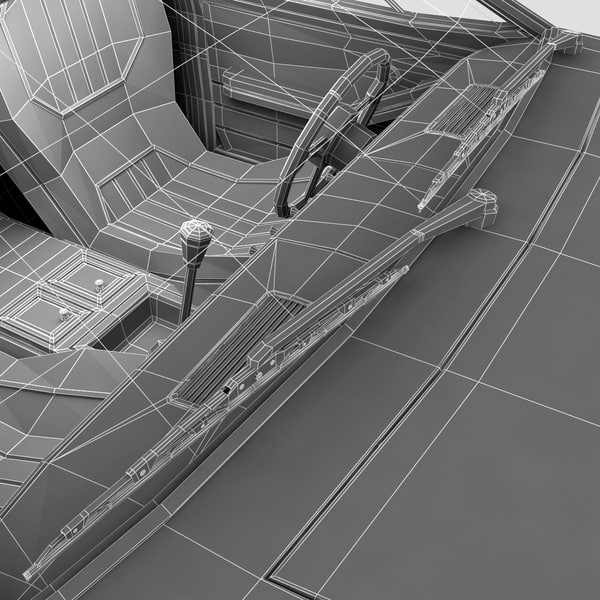 3d model tomaso mangusta - De Tomaso Mangusta by 3d_molier