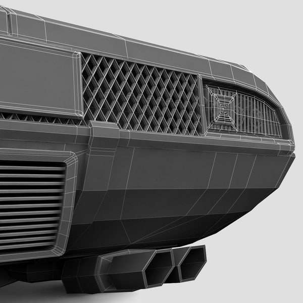 3d model tomaso mangusta - De Tomaso Mangusta by 3d_molier