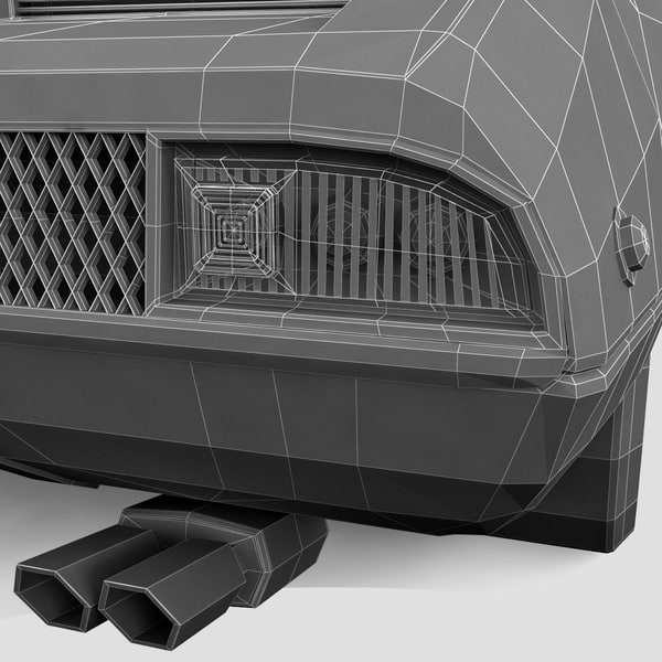 3d model tomaso mangusta - De Tomaso Mangusta by 3d_molier