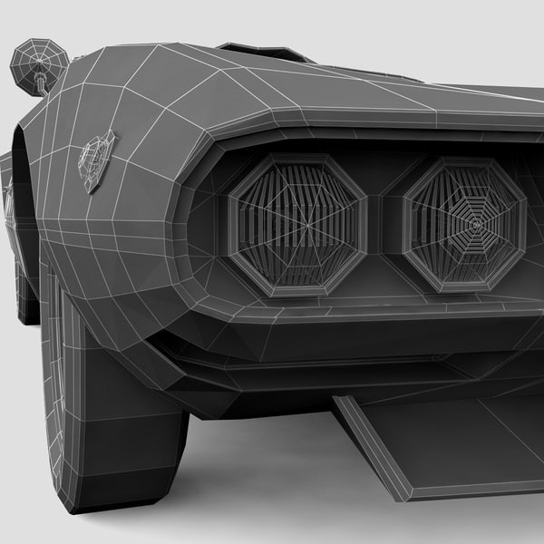 3d model tomaso mangusta - De Tomaso Mangusta by 3d_molier
