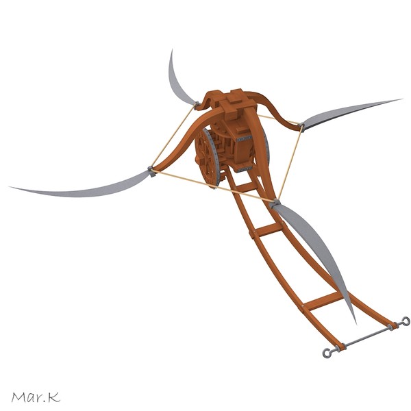 assault chariot scythes 3d c4d - Assault chariot with scythes by Mar.K