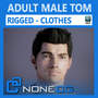 3d realistic male man model