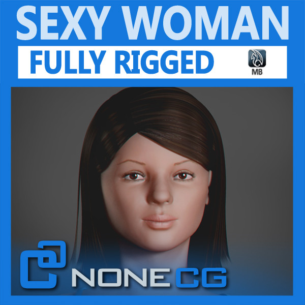 realistic female 3d model - Anatomy Woman Jessy Rigged by NONECG