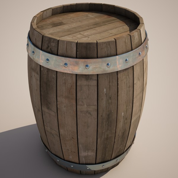 wood barel 3d max - Woodbarel by XMAXX
