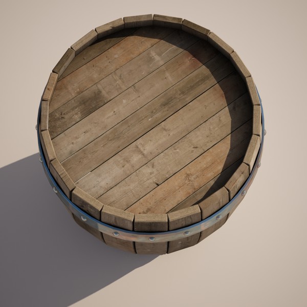 wood barel 3d max - Woodbarel by XMAXX