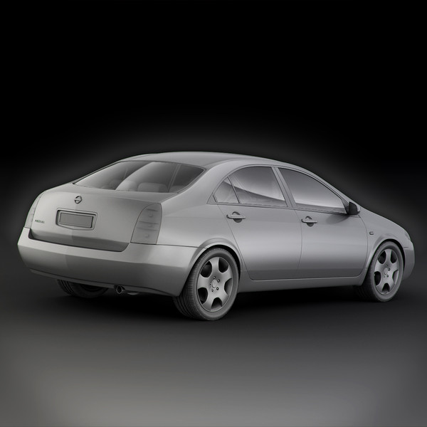 3d model nissan primera p12 sedan - Nissan Primera P12 Sedan by RTEwork