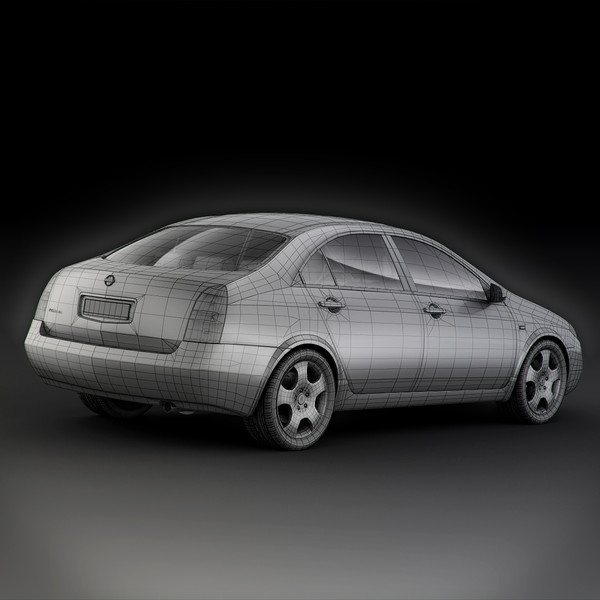 3d model nissan primera p12 sedan - Nissan Primera P12 Sedan by RTEwork