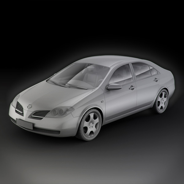 3d model nissan primera p12 sedan - Nissan Primera P12 Sedan by RTEwork