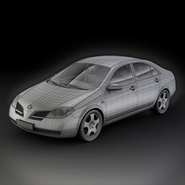 3d model nissan primera p12 sedan - Nissan Primera P12 Sedan by RTEwork