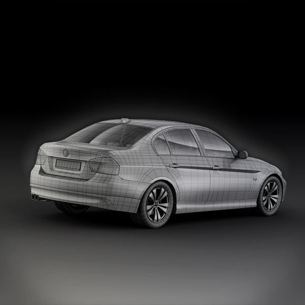 3ds max bmw 3 series e90 - BMW 3 Series e90 sedan by RTEwork