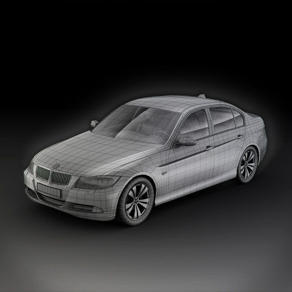 3ds max bmw 3 series e90 - BMW 3 Series e90 sedan by RTEwork