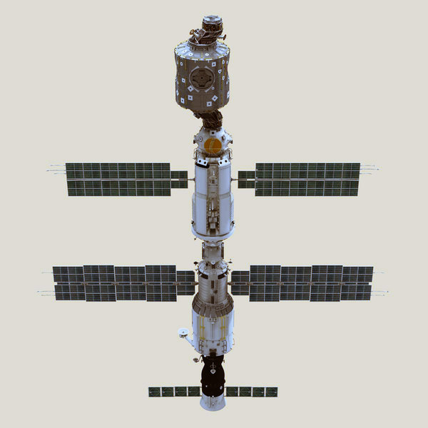max international space station iss - International Space Station ISS 2000 by 3d_molier