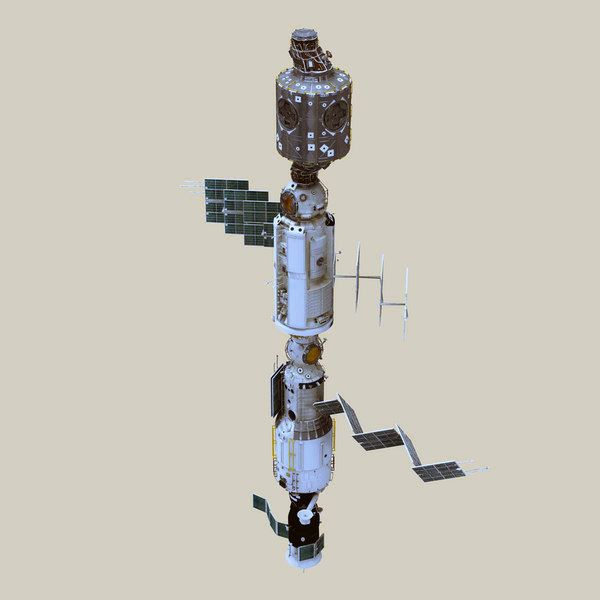 max international space station iss - International Space Station ISS 2000 by 3d_molier