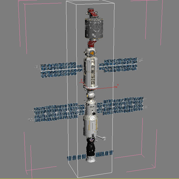 max international space station iss - International Space Station ISS 2000 by 3d_molier