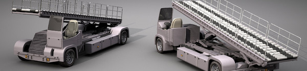 maya vehicles airport - DOSCH 3D - Airport Vehicles by Dosch Design