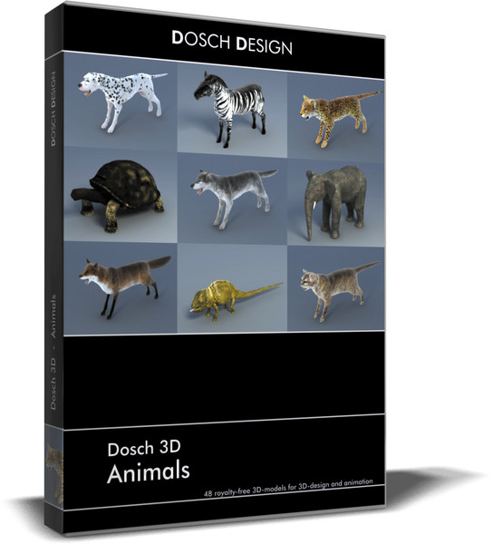 3d model animals 3d: - DOSCH 3D: Animals... by Dosch Design