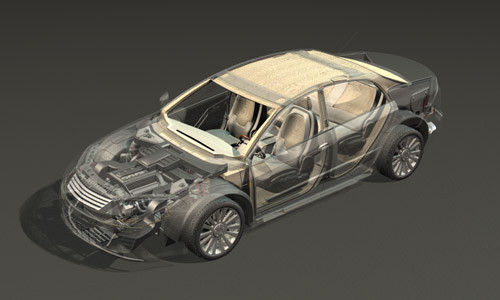 3d car 3d: details v2 - DOSCH 3D: Car Details V2... by Dosch Design