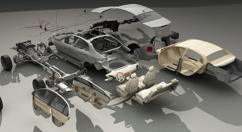 3d car 3d: details v2 - DOSCH 3D: Car Details V2... by Dosch Design