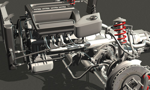 3d car 3d: details v2 - DOSCH 3D: Car Details V2... by Dosch Design