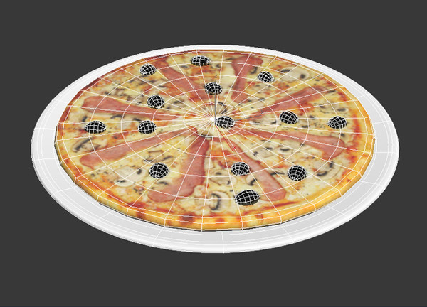 pizza materials party max - pizza by denisVFX