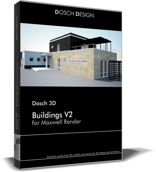 maxwell render buildings v2 3ds - DOSCH 3D: Buildings V2 for Maxwell Render by Dosch Design