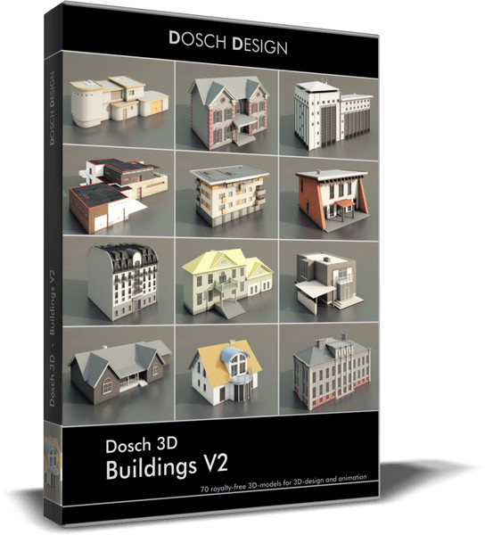buildings 3d: v2 obj - DOSCH 3D: Buildings V2... by Dosch Design