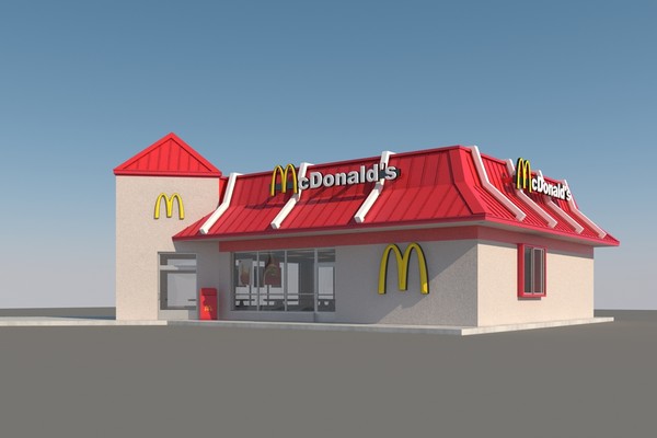 3d mcdonalds mc restaurant model - McDonalds Restaurant by mmvis