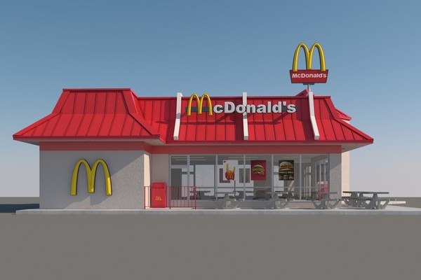 3d mcdonalds mc restaurant model - McDonalds Restaurant by mmvis