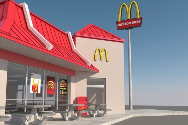 3d mcdonalds mc restaurant model - McDonalds Restaurant by mmvis