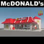 3d mcdonalds mc restaurant model